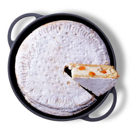 Placinta cu branza dulce si stafide
